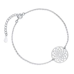 Silver (925) bracelet - mandala