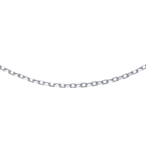 Silver (925) chain anchor diamond cut without plating