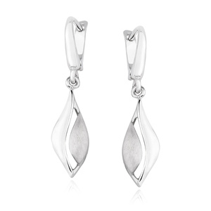 Silver (925) elegant earrings