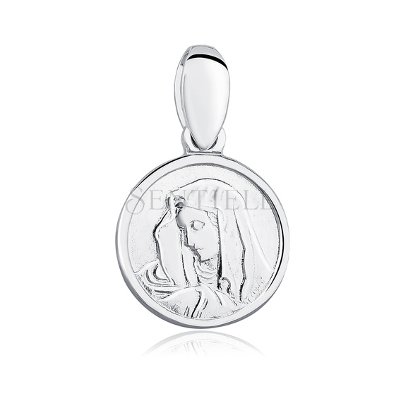 Colgante de Plata de ley 925 Virgen María Bendita