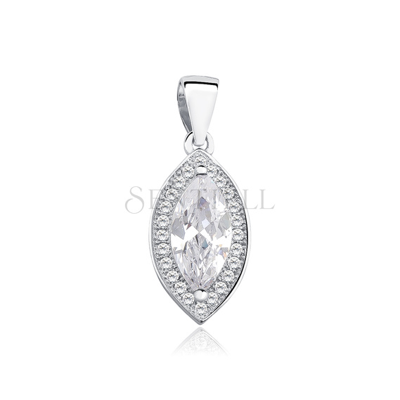 Silver (925) pendant with zirconia