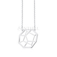 Silver (925) necklace - Origami 