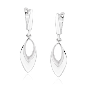 Silver (925) elegant earrings
