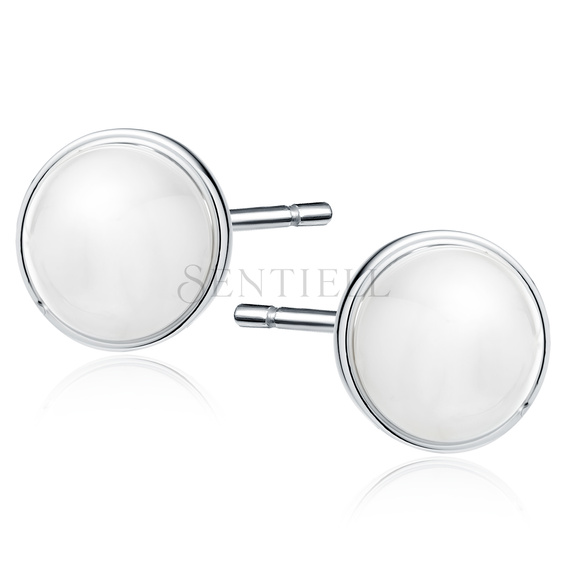 Silver (925) pearl earrings