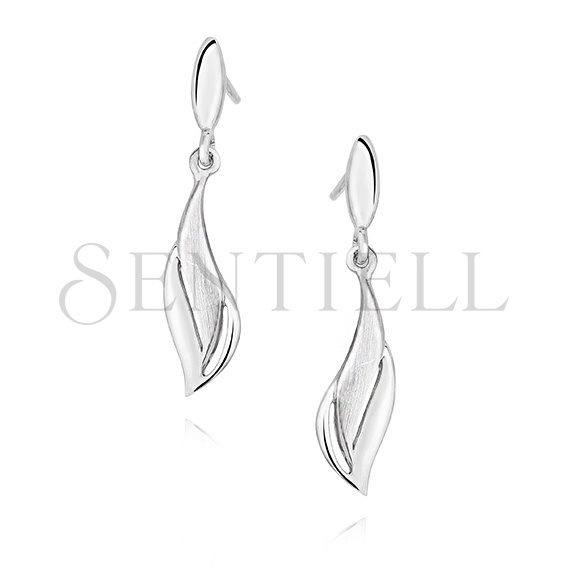 Silver (925) elegant earrings