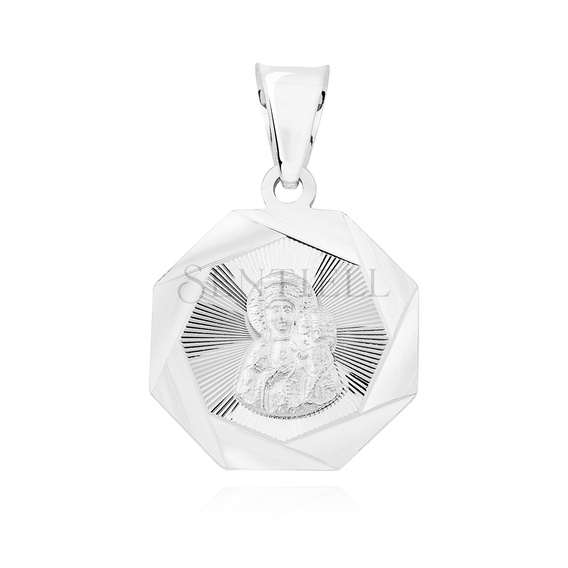 Colgante de Plata de ley 925 Virgen María / Virgen Negra