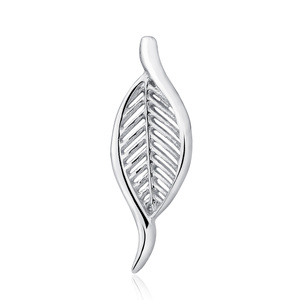 Silver (925) elegant pendant - leaf