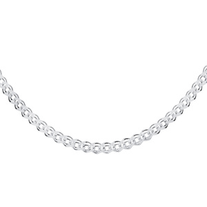 Silver (925) Nonna diamond-cut chain  Ø 055