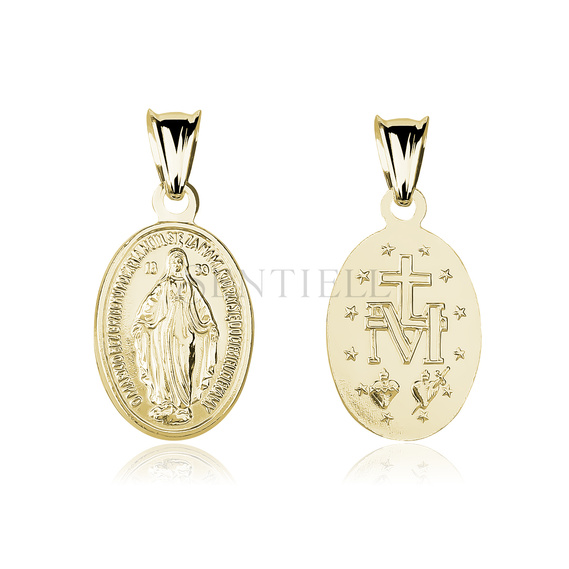 Silver (925) gold-plated pendant Miraculous Virgin Mary