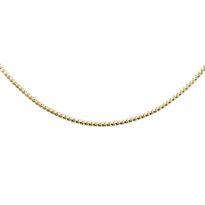 Silver (925) Etrusca 8L chain Ø 140 - gold plated