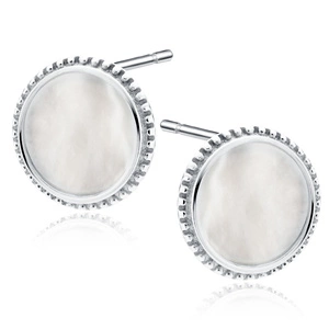 Silver (925) earrings with Nacre