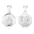 Silver (925) pendant - Jesus Christ / Scapular Mary