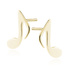 14K Oro amarillo (e-coating)