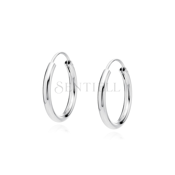 Silver (925) earrings hoop