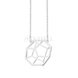 Silver (925) necklace - Origami 