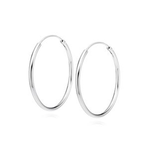 Silver (925) earrings hoop