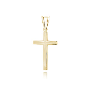 Silver (925) gold-plated pendant cross