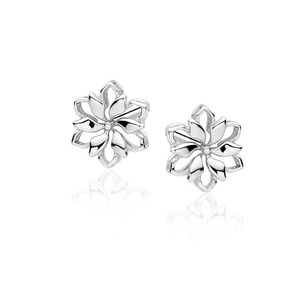 Silver (925) earrings flowers