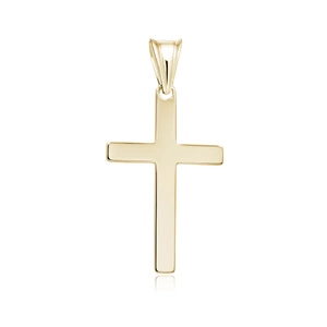 Silver (925) gold-plated pendant cross