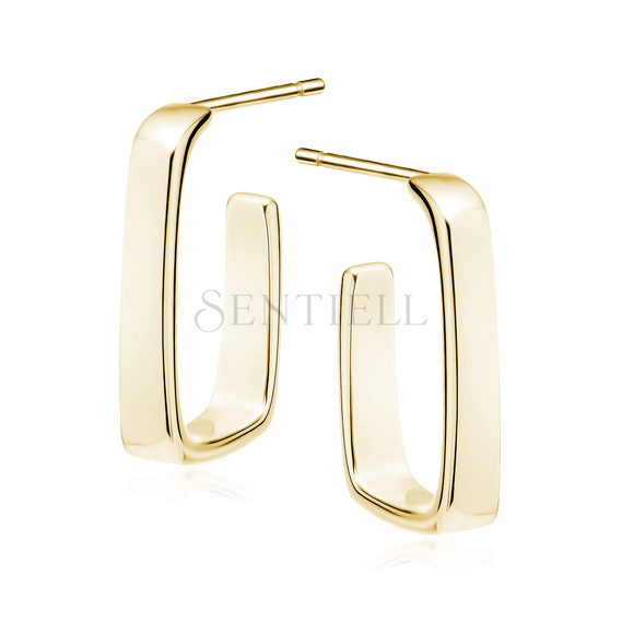 Silver (925) gold-plated earrings