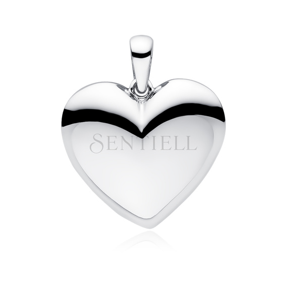 Silver (925) Pendant - heart