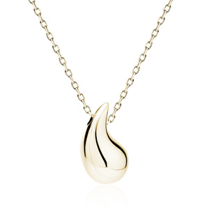 Silver (925) gold-plated drop necklace