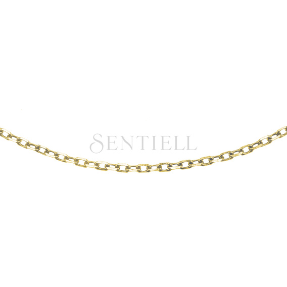 Silver (925) gold-plated chain anchor diamond cut without plating