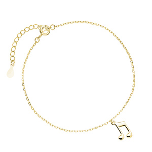 Silver (925) gold-plated bracelet - notes