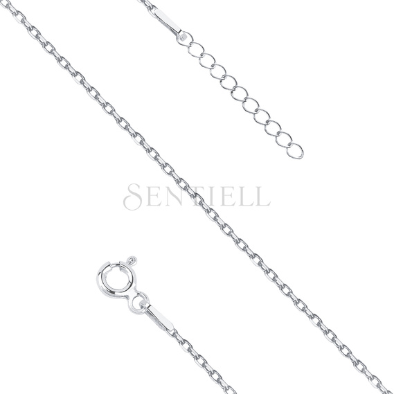 Silver (925) bracelet diamond cut anchor