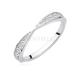 Silver (925) ring with zirconia