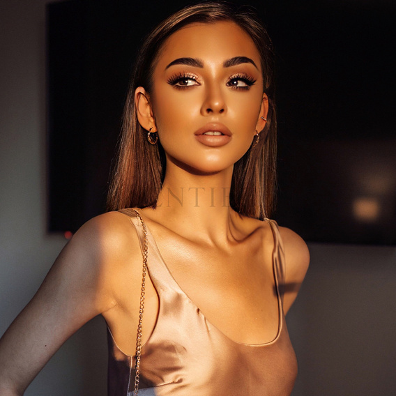 Plata de ley 925 chapada en oro - ear cuff - círculo de bolas