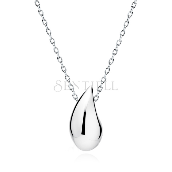 Silver (925) drop necklace - 18mm