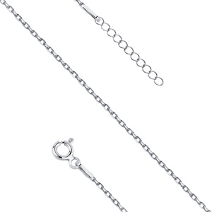 Silver (925) bracelet diamond cut anchor