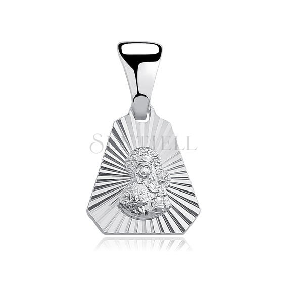 Colgante de Plata de ley 925 Virgen María / Virgen Negra