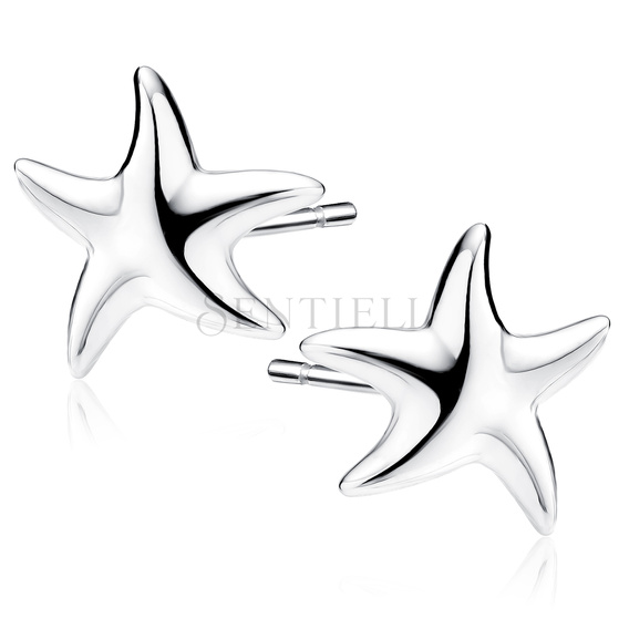 Silver (925) earrings - starfishes