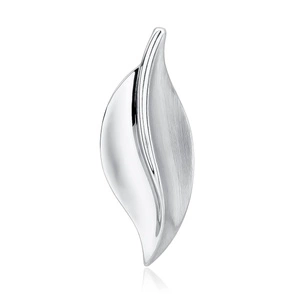 Silver (925) elegant pendant - leaf