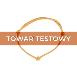TOWAR TESTOWY - Base bracelet for flat charms - orange matt