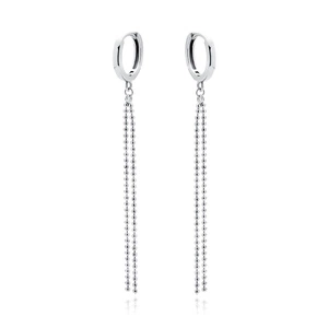 Silver (925) earrings with chains