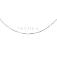 Silver (925) diamond cut anchor chain