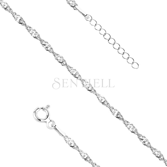 Silver (925) anklet singapur - adjustable size