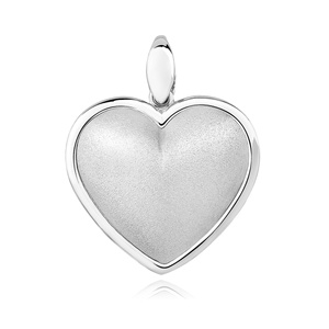 Silver (925) Pendant - heart