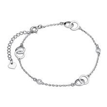 Silver (925) beauty bracelet - circles