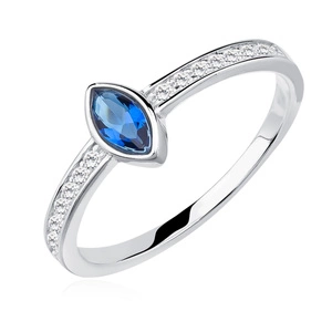 Silver (925) ring with sapphire zirconia