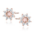 White || Morganite \ 18K Rose gold (e-coating)