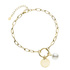 14K Oro amarillo (e-coating)
