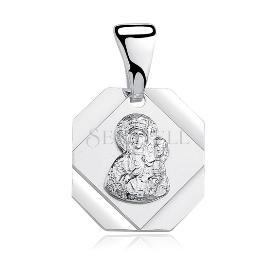Colgante de Plata de ley 925 Virgen María / Virgen Negra