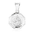 Silver (925) pendant - Jesus Christ / Scapular Mary