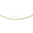 Silver (925) gold-plated chain anchor diamond cut without plating