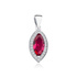 Rhodium \ White || Ruby