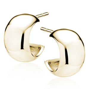 Silver (925) gold-plated earrings